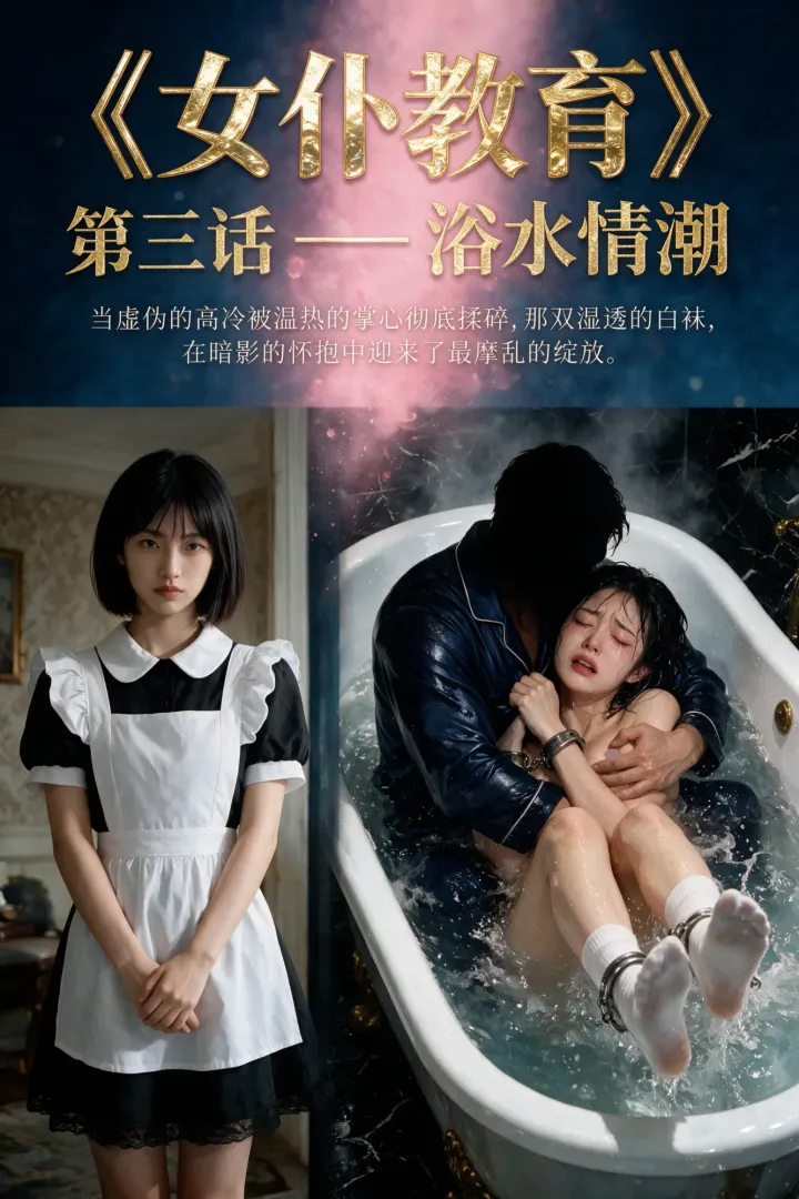 《女仆の教育》 第三话 裸裕 揉胸 镣铐 呻吟 水下高潮预览图