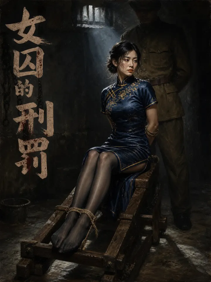 《女囚的逼供与刑罚》老虎凳 山羊舔脚