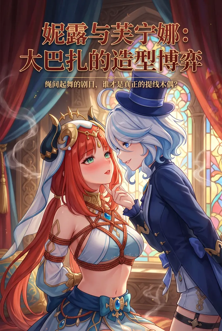 《妮露与芙宁娜：大巴扎的造型博弈》预览图