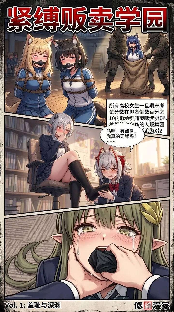 紧缚贩卖学园（第一章）预览图