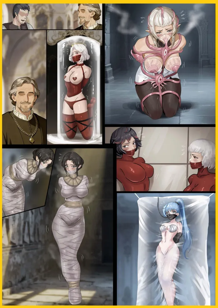 《转生在异世界奴隶会所当员工 01》超有趣的视角 入职奴隶会所大开眼界 有触手服寄生 活体雕塑 木乃伊 真空美人鱼预览图